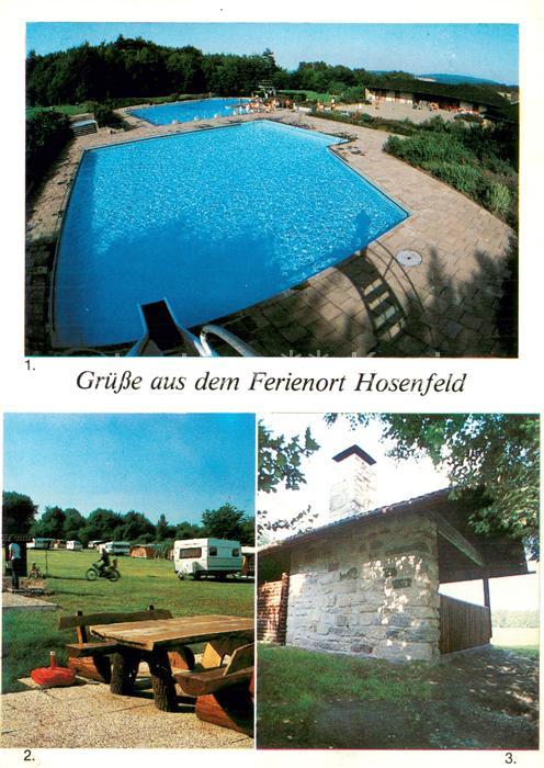 Hosenfeld Feriendorf Hosenfeld Freibad Campingplatz Bergwinkel Grillhuette Jossa
