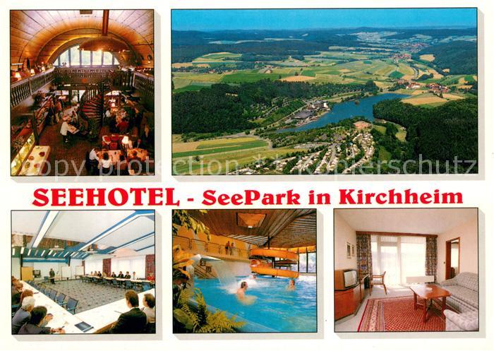 Kirchheim Hessen Meirotels Seehotel SeePark Restaurant Hallenbad Luftfoto