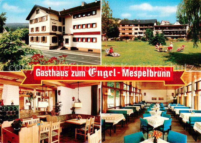 Mespelbrunn Gasthaus zum Engel Restaurant Garten