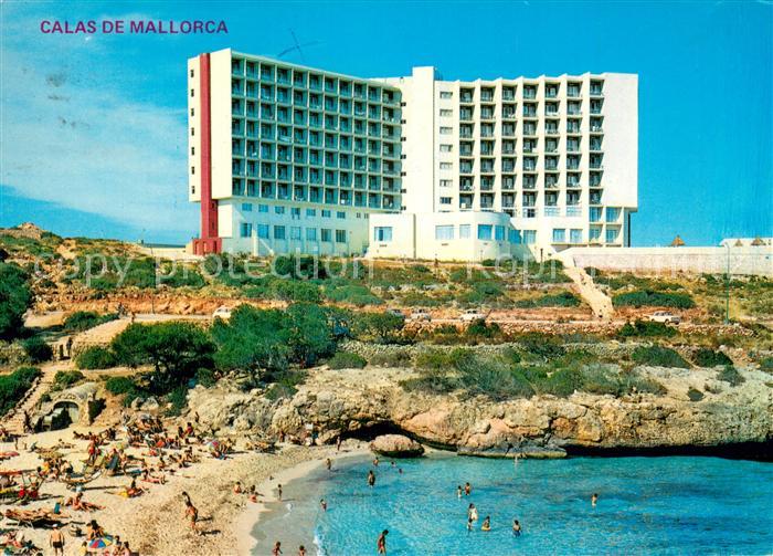 Calas de Mallorca ES Hotel Strand Bucht