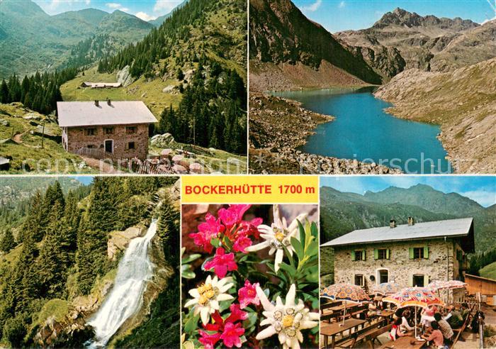 Dorf-Tirol Suedtirol IT Schutzhaus Bockerhuette Spronsertal Langsee Wasserfall A