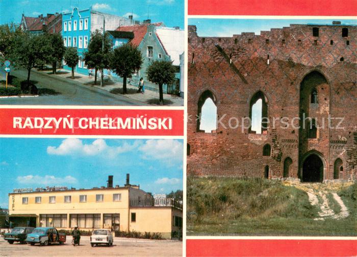Radzyn Chelminski PL Rynek Restauracja Pod Jaszczurem Ruiny zamku