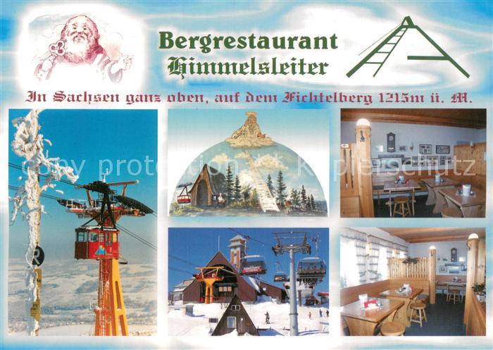 Oberwiesenthal Erzgebirge Bergrestaurant Himmelsleiter Wintersportplatz Fichtelb