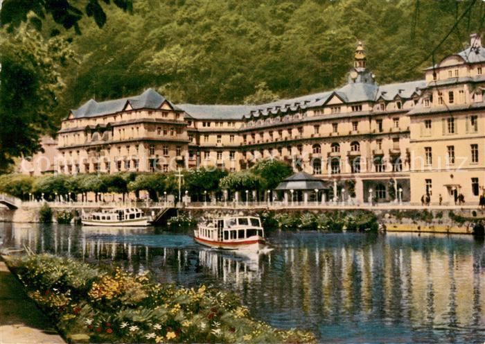 Bad Ems Staatliches Kurhaus an der Lahn Fahrgastschiff