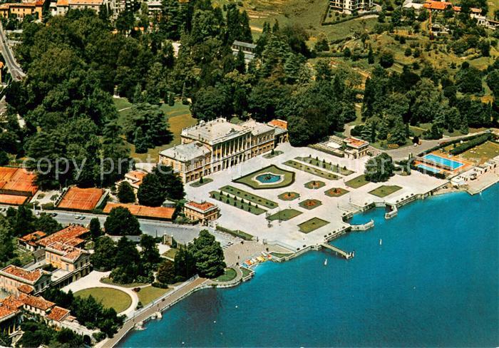 Como Lago di Como Villa Olmo veduta dall aereo