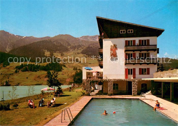 Resia Nuova Neureschen Seehotel Reschen Swimming Pool Albergo al Lago Resia Val