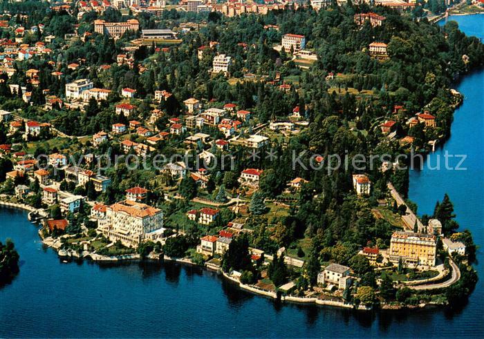 Pallanza Italia al Lago Maggiore veduta aerea