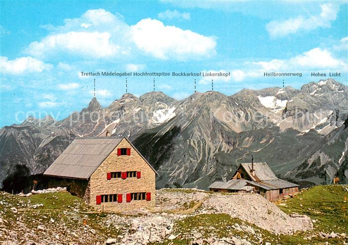Mindelheimerhuette 2058m Schafalpkopfgruppe Berghuette Allgaeuer Alpen