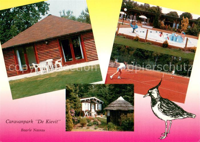 Baarle-Nassau NL Caravanpark De Kievit Kinderspielplatz Tennisplatz