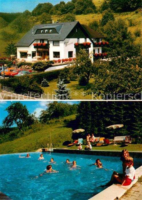 Frammersbach Gaestehaus Pension Haus Sonneck Swimming Pool