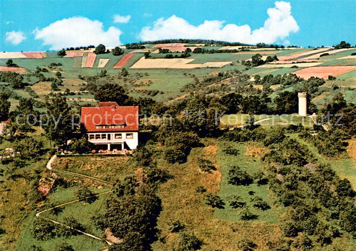 Bad Orb Cafe Wartturm Fliegeraufnahme