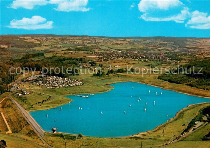 Schotten Hessen Fliegeraufnahme mit Niddatalsperre