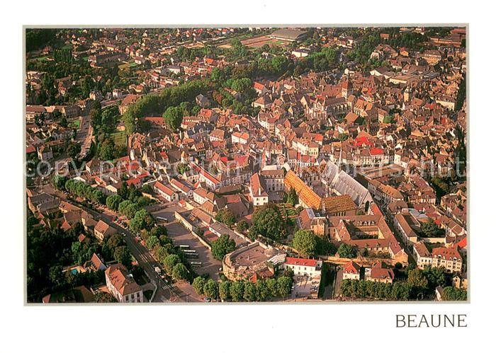 Beaune 21 et son Hotel Dieu Vue aerienne