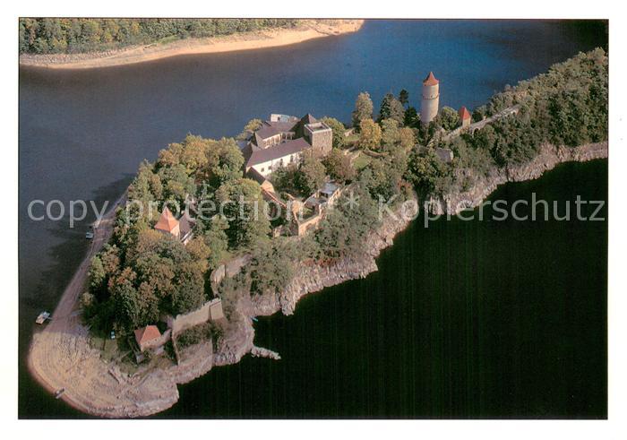 Zvikov CZ Hrad Zvikov Fliegeraufnahme