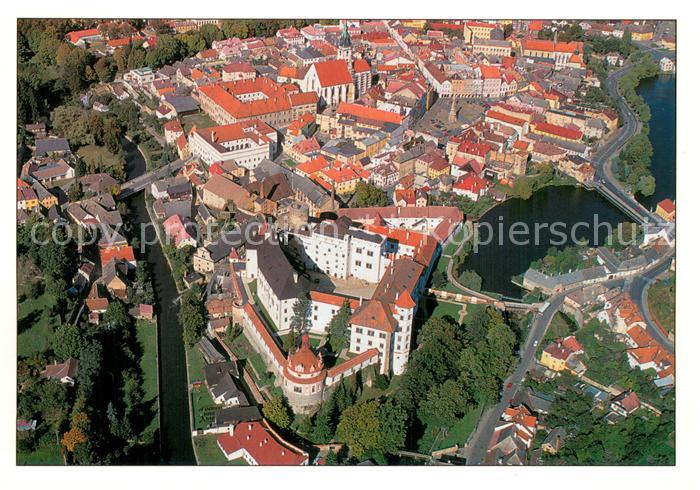 Jindrichuv Hradec Neuhaus Boehmen CZ Fliegeraufnahme