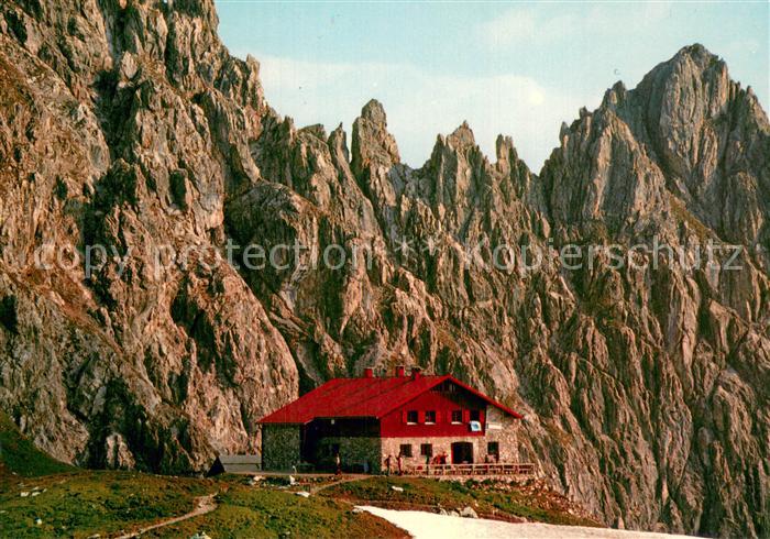 Fiderepasshuette 2078m Oberstdorf Ansicht