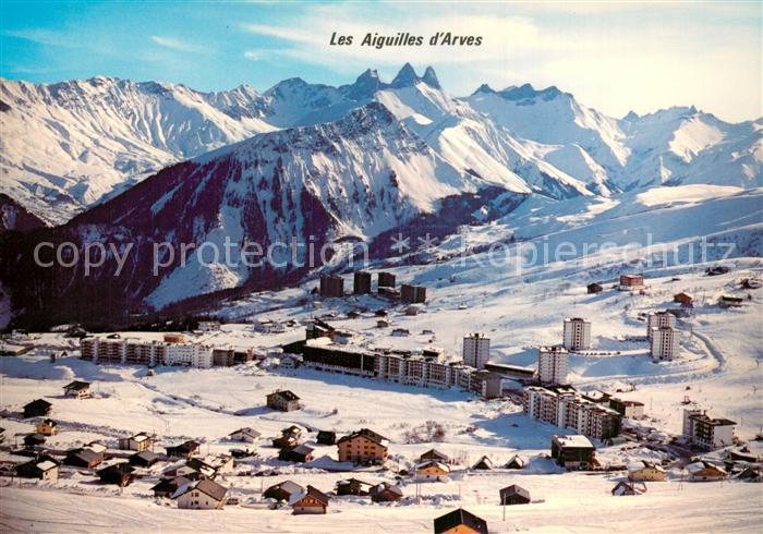 La Toussuire 73 Savoie Les Aiguilles d’Arves Vue aerienne