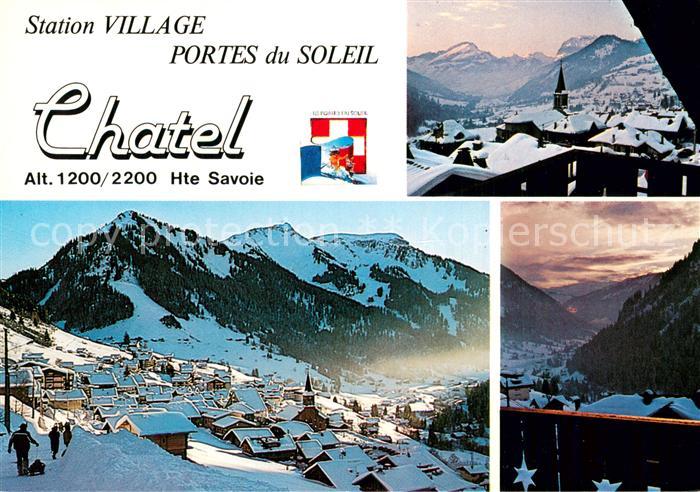 Chatel Haute-Savoie Station Village Portes du Soleil Alpes en hiver