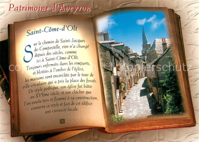 Saint-Come-d Olt Vielle ville Eglise Patrimoine d Aveyron Livre