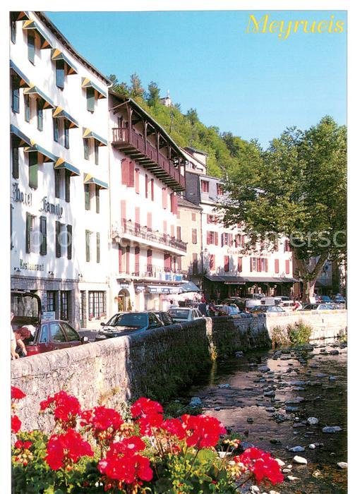Meyrueis 48 Lozere Bordé par le Béthuzon Quai de la Barrière Gorges de la Jonte