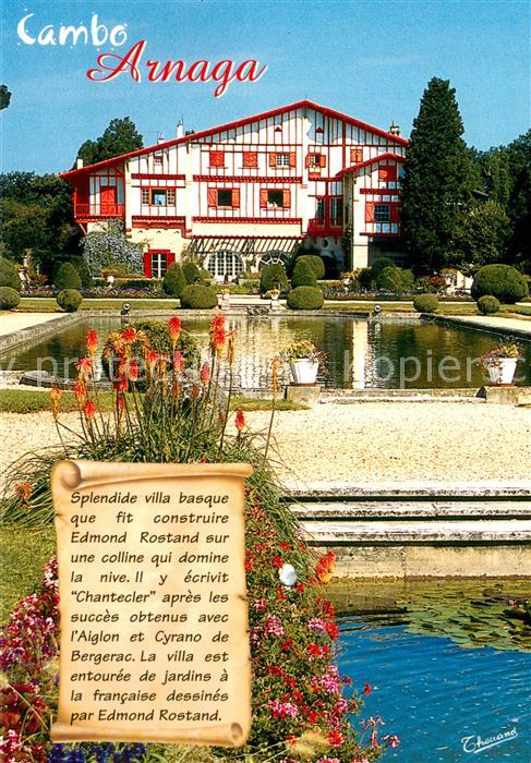 Cambo-Arnaga 64 Villa basque Jardins dessinés par Edmond Rostand