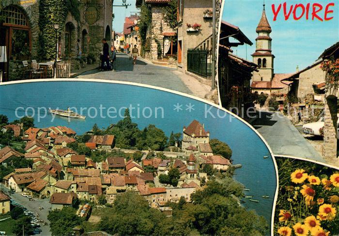 Yvoire 74 Haute-Savoie Village Médiéval au bord du Lac Leman