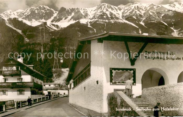 Innsbruck Tirol AT Nordkettenbahn Seilbahn zum Hafelekar