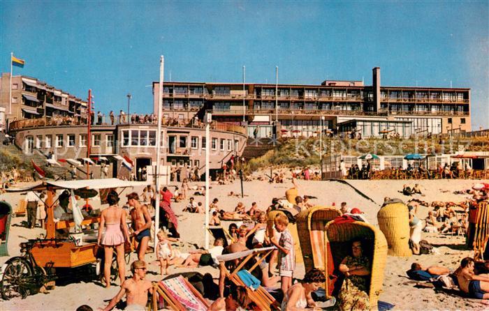 Zandvoort Holland Strandgezicht met Hotel Bowes