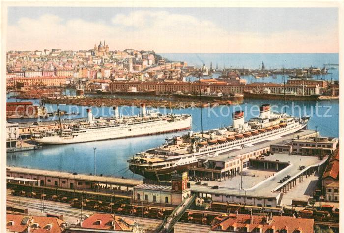 Genova Genua Liguria Transatlantici in Porto