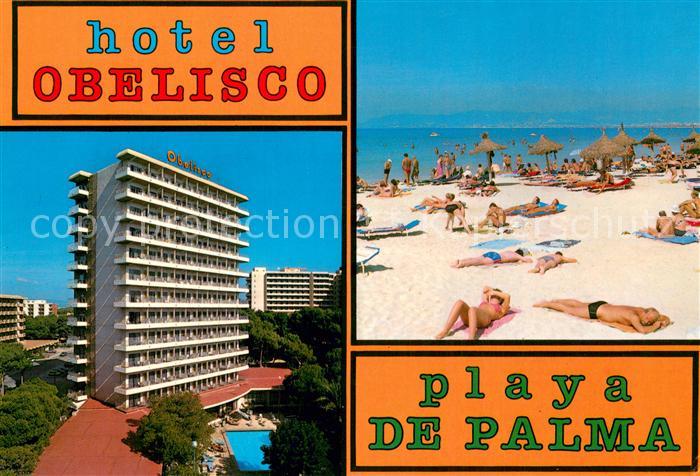Playa de Palma Mallorca Hotel Obelisco Strand