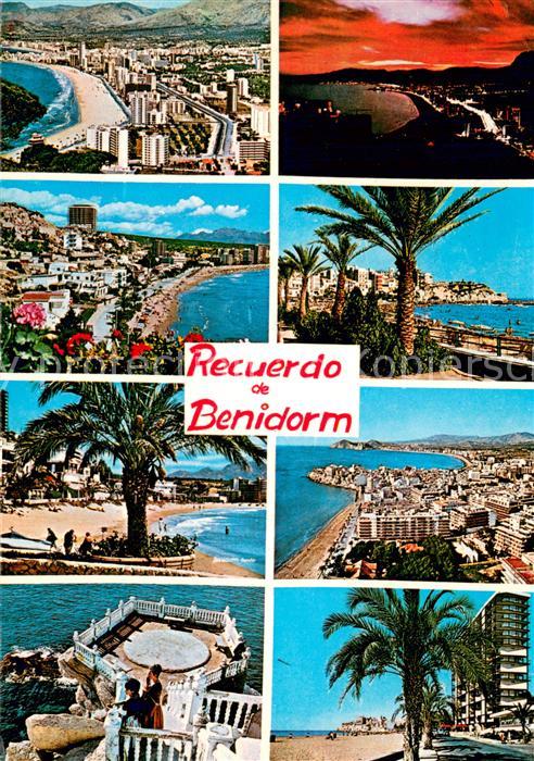 Benidorm ES Panorama Teilansichten
