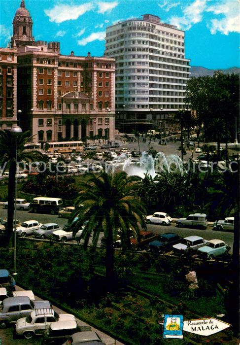 Malaga Andalucia Plaza general Queipo del Llano