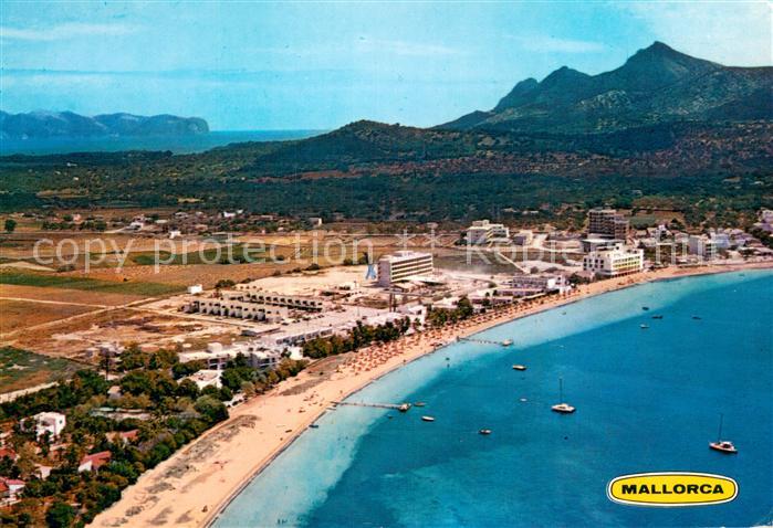 Alcudia Mallorca ES Playa del Puerto Vista aerea