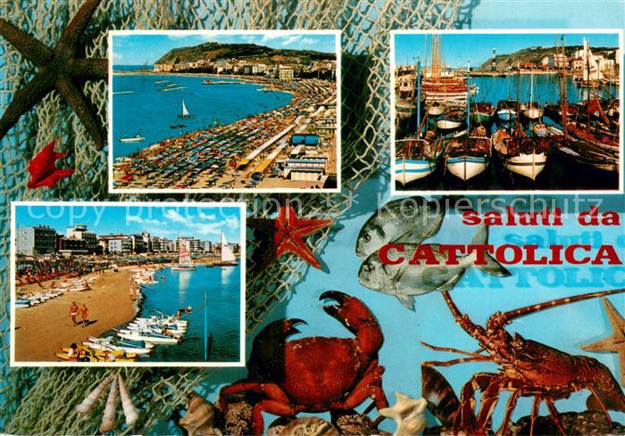 Cattolica  Provincia Rimini IT Strandpartien Hafen