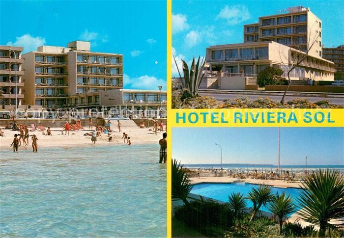 Playa de Palma Mallorca Hotel Riviera Sol Strand Piscina