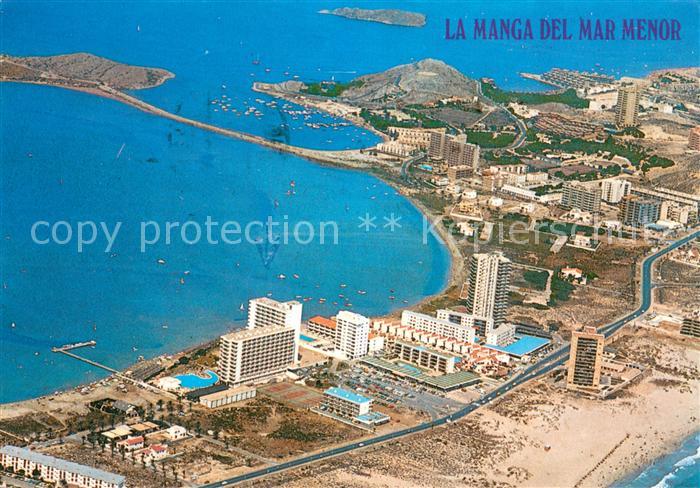 La Manga del Mar Menor ES Vista parcial aerea