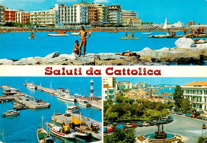 Cattolica  Provincia Rimini IT Panorama  Hafenpartie
