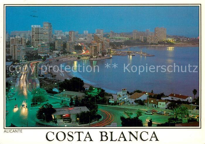 Alicante Vista nocturna de La Albufeira