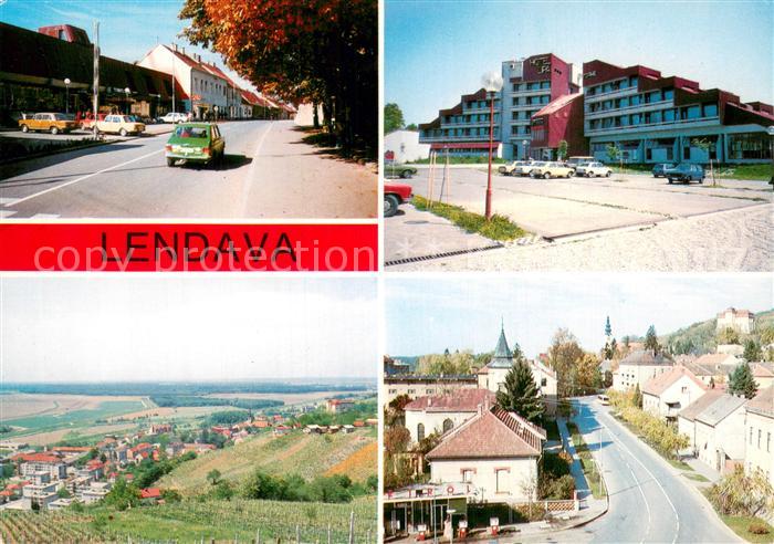 Lendava Unterlimbach Slovenia Strassenpartien Panorama