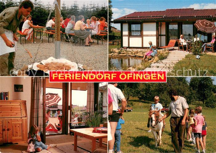 oefingen Feriendorf Grillplatz Bungalow Ponyreiten