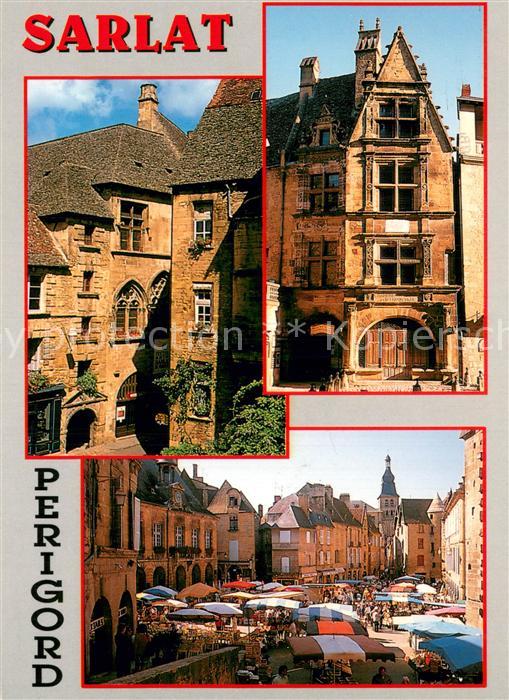 Sarlat-en-Perigord Capitale du Périgord Marché Centre vieille ville