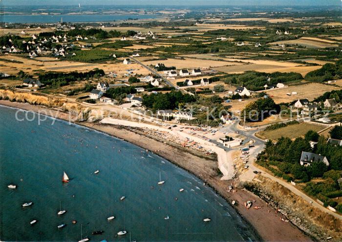 Penestin 56 Morbihan Plage de Poulanté vue aérienne