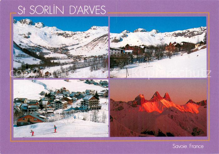 Saint-Sorlin-d Arves Station d hiver au pied du Col de la Croix de fer Aiguilles