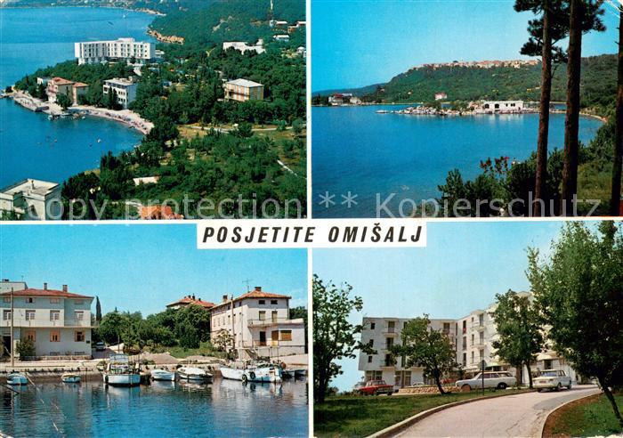 Posjetite Omisalj Otok Krk Croatia Kuestenpanorama Hafen Hotel