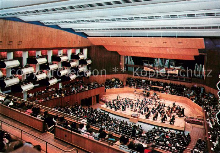 London  UK Royal Festival Hall Auditorium from the Grand Tier