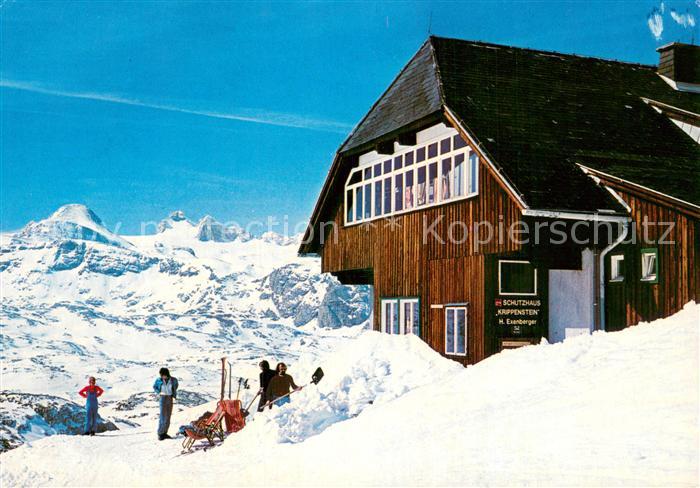 Krippenstein 3003m Berghaus Dachstein AT Schutzhaus Dachsteingebirge