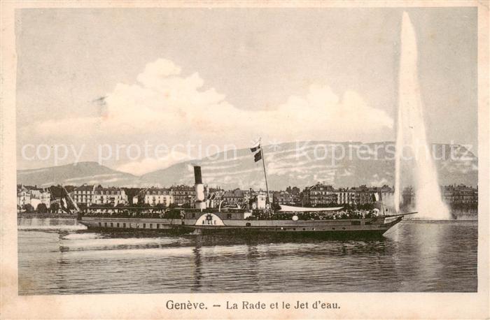 Dampfer Seitenrad Geneve