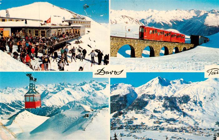 Seilbahn Cable-Car Telepherique Davos Welssfluh Joch Weissfluh Gipfel