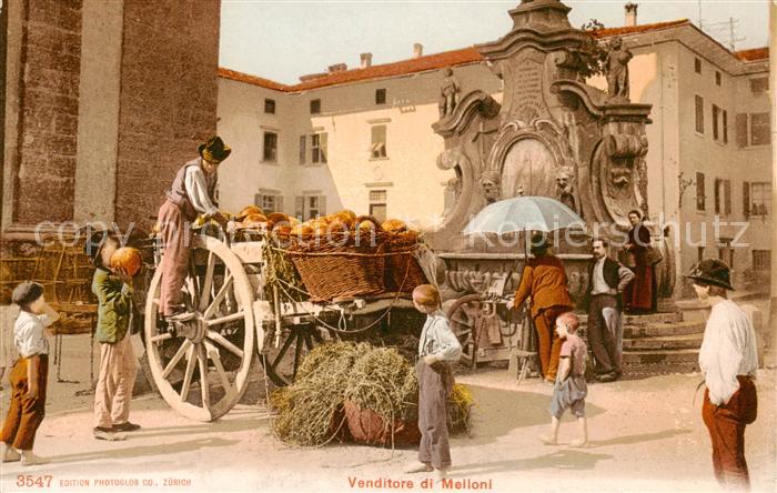 Verlag Photoglob Zuerich Nr. Nr. 3547 Italien Venditore di Melloni
