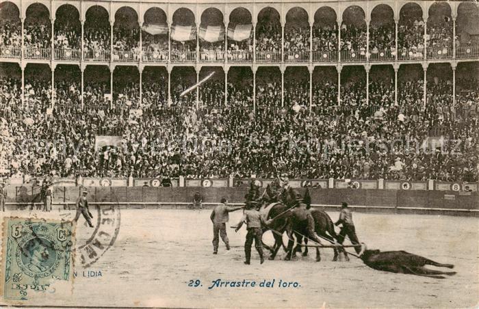 Corrida de Toros Stierkampf Bullfight 29 Arrastre del ioro